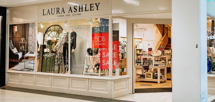 Tienda de Laura Ashley. Laura Ashley recupera su línea de hogar de la mano de Next tras pasar a manos de Gordon Brothers